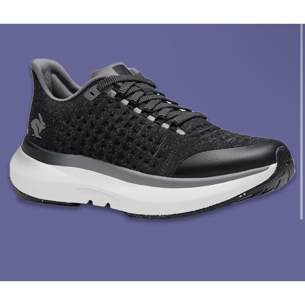 NIB Rabbit Dream Chaser Running Shoes Women 10.5 M Gray Black Sneakers